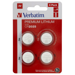 Verbatim CR2025 Kertakäyttöinen akku Litium