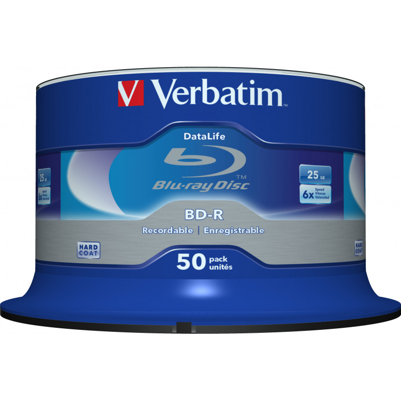 Verbatim Datalife 6x BD-R 25 GB 50 kpl