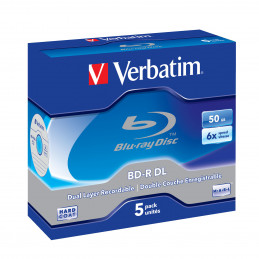 Verbatim 43748 tyhjä Blu-ray-levy BD-R 50 GB 5 kpl