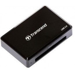 Transcend CFast 2.0 USB3.0 kortinlukija USB 3.2 Gen 1 (3.1 Gen 1) Musta
