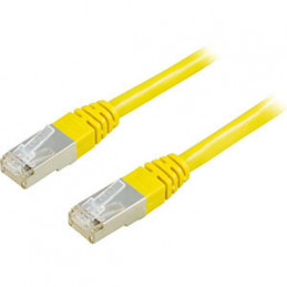 Deltaco FTP Cat6 Patch Cable, 2m verkkokaapeli Keltainen