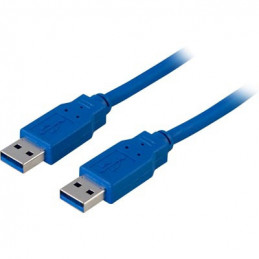 Deltaco USB 3.0, 1m USB-kaapeli USB 3.2 Gen 1 (3.1 Gen 1) USB A Sininen