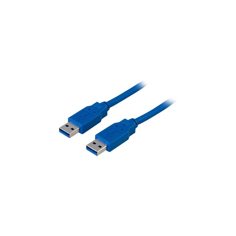 Deltaco USB 3.0, 1m USB-kaapeli USB 3.2 Gen 1 (3.1 Gen 1) USB A Sininen