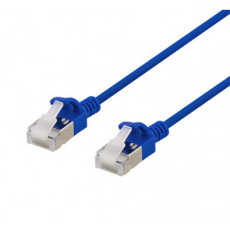 Deltaco UFTP-1011 verkkokaapeli Sininen 0,5 m Cat6a U FTP (STP)