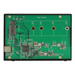 DeLOCK 42609 tallennusaseman kotelo SSD-kotelo Musta M.2