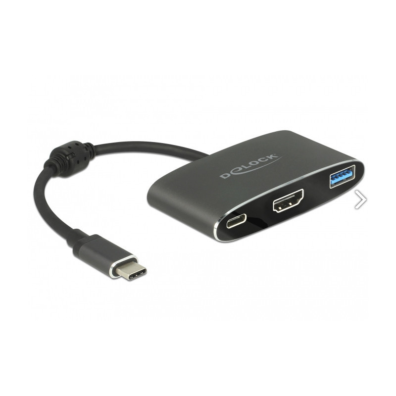 DeLOCK 62991 USB grafiikka-adapteri 3840 x 2160 pikseliä Harmaa