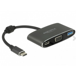 DeLOCK 62992 USB grafiikka-adapteri 3840 x 2160 pikseliä Harmaa