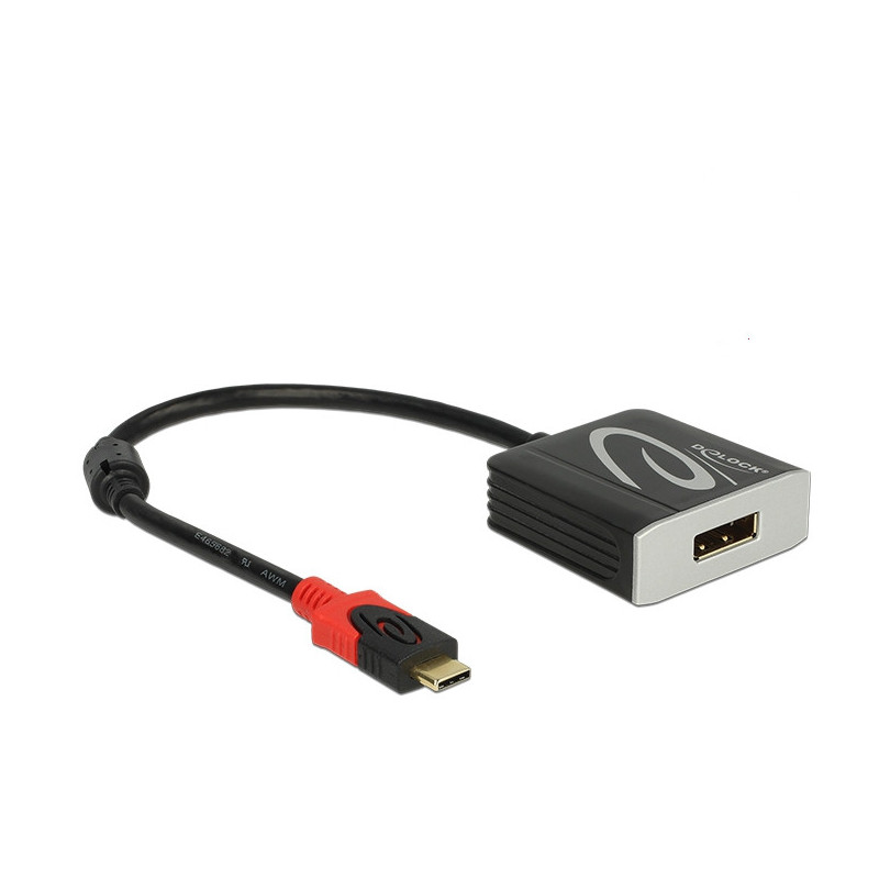 DeLOCK 63312 USB grafiikka-adapteri 4096 x 2160 pikseliä Musta