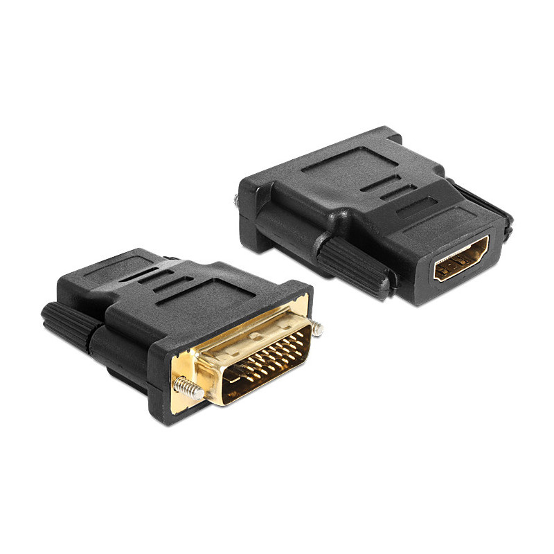 DeLOCK 65466 kaapelin sukupuolenvaihtaja DVI 24+1 HDMI Musta