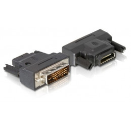 DeLOCK DVI   HDMI Adapter DVI-D HDMI FM Musta