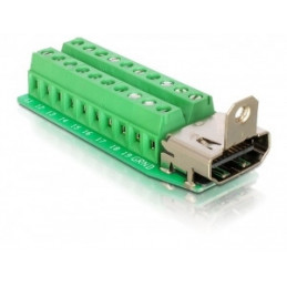 DeLOCK Adapter HDMI female  Terminal Block 20pin