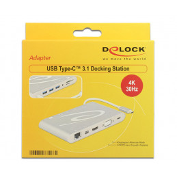 DeLOCK 87298 keskitin USB 3.2 Gen 1 (3.1 Gen 1) Type-C 1000 Mbit s Hopea