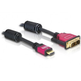 DeLOCK HDMI - DVI Cable 1.8m male   male 1,8 m DVI-D