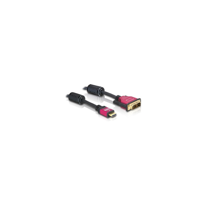DeLOCK HDMI - DVI Cable 1.8m male   male 1,8 m DVI-D