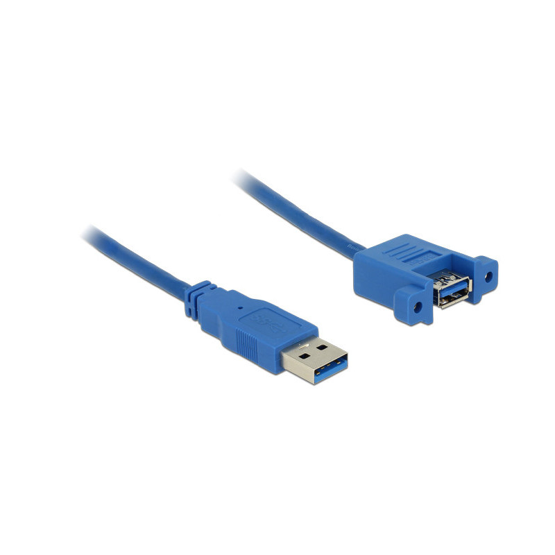 DeLOCK USB 3.0 A, 1m USB-kaapeli USB 3.2 Gen 1 (3.1 Gen 1) USB A Sininen
