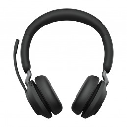 Jabra Evolve2 65, MS Stereo Kuulokkeet Langaton Pääpanta Toimisto puhelukeskus USB Type-C Bluetooth Musta