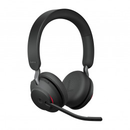 Jabra Evolve2 65, MS Stereo Kuulokkeet Langaton Pääpanta Toimisto puhelukeskus USB Type-C Bluetooth Musta