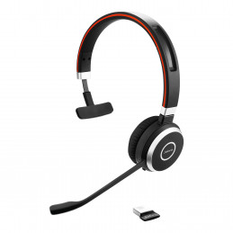 Jabra Evolve 65 UC Mono Kuulokkeet Langallinen & langaton Pääpanta Toimisto puhelukeskus Micro-USB Bluetooth Musta