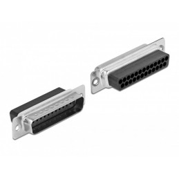 DeLOCK 66648 kaapelin sukupuolenvaihtaja D-Sub 25 pin RJ45 jack Sininen