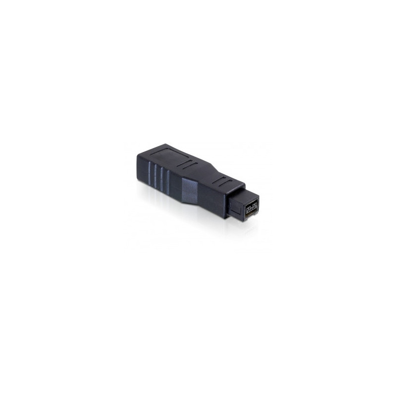 DeLOCK Adapter FireWire FireWire 9-pin M FireWire 6-pin FM Musta