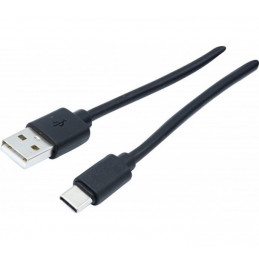 EXC 149698 USB-kaapeli 3 m USB 2.0 USB A USB C Musta