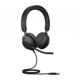 Jabra Evolve2 40, UC Stereo Kuulokkeet Langallinen Pääpanta Toimisto puhelukeskus USB A-tyyppi Musta