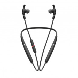 Jabra Evolve 65e MS & Link 370 Kuulokkeet Langaton Niskanauha Toimisto puhelukeskus Micro-USB Bluetooth Musta