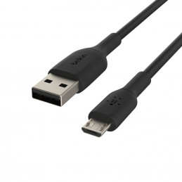 Belkin CAB005BT1MBK USB-kaapeli 1 m USB A Micro-USB A Musta