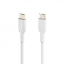 Belkin CAB003BT1MWH USB-kaapeli 1 m USB C Valkoinen