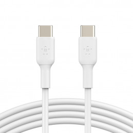 Belkin CAB003BT1MWH USB-kaapeli 1 m USB C Valkoinen