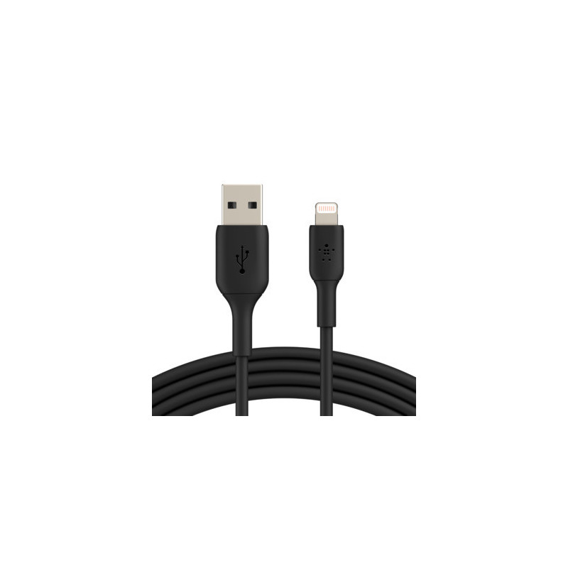 Belkin CAA001BT3MBK Lightning-kaapeli 3 m Musta