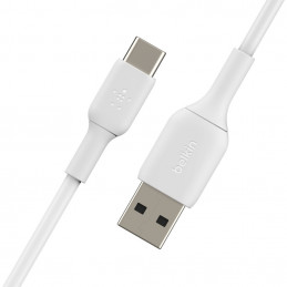 Belkin CAB001BT3MWH USB-kaapeli 3 m USB A USB C Valkoinen