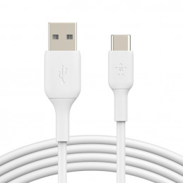 Belkin CAB001BT3MWH USB-kaapeli 3 m USB A USB C Valkoinen