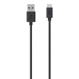 Belkin USB A - Micro-USB, 2m USB-kaapeli USB 2.0 Micro-USB B Musta