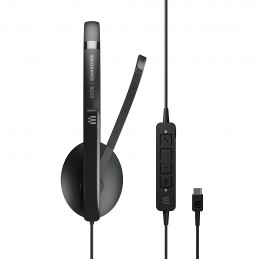 EPOS | SENNHEISER ADAPT 160 ANC USB-C Kuulokkeet Langallinen Pääpanta Toimisto puhelukeskus USB Type-C Musta