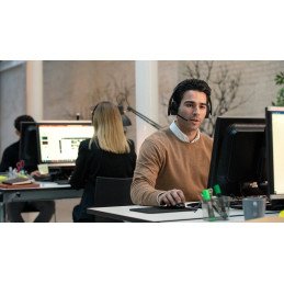 EPOS | SENNHEISER ADAPT 261 Kuulokkeet Langaton Pääpanta Toimisto puhelukeskus Bluetooth Musta