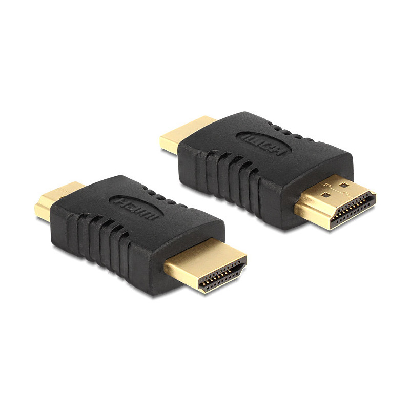 DeLOCK 65508 kaapelin sukupuolenvaihtaja HDMI Musta