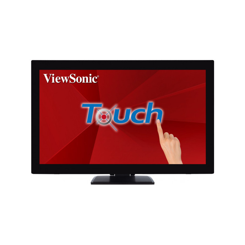 Viewsonic TD2760 kosketusnäyttö 68,6 cm (27") 1920 x 1080 pikseliä Multi-touch Monikäyttäjä Musta