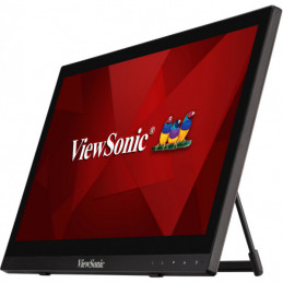Viewsonic TD1630-3 kosketusnäyttö 39,6 cm (15.6") 1366 x 768 pikseliä Multi-touch Monikäyttäjä Musta