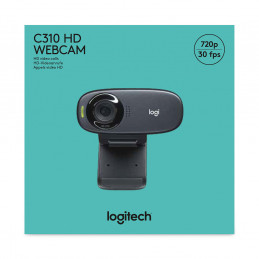 Logitech C310 verkkokamera 5 MP 1280 x 720 pikseliä USB Musta