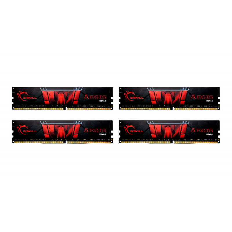 G.Skill Aegis F4-3200C16Q-64GIS muistimoduuli 64 GB 4 x 16 GB DDR4 3200 MHz