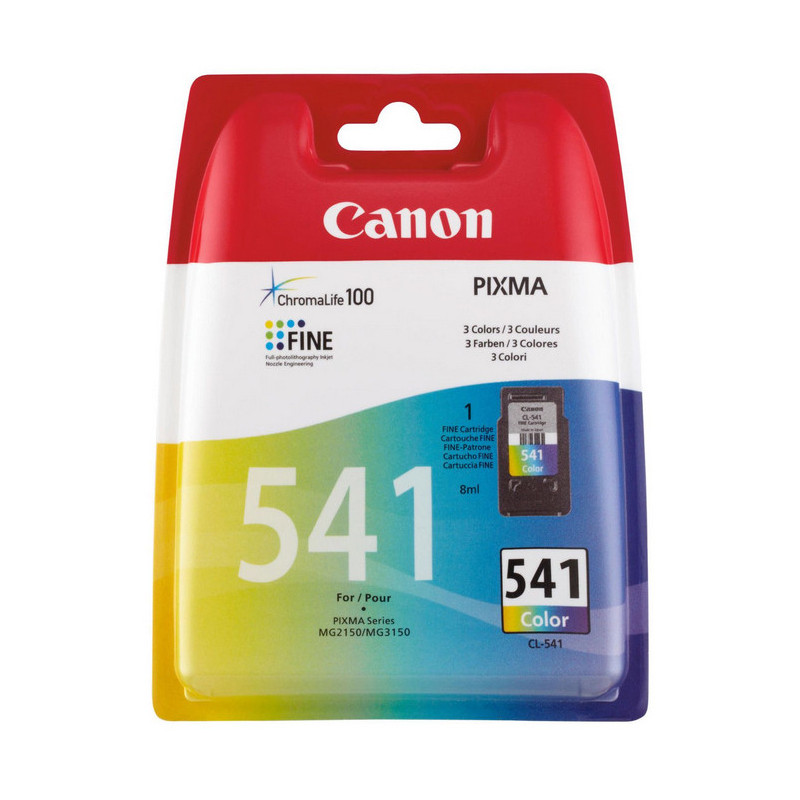 Canon CL-541 Colour mustekasetti 1 kpl Alkuperäinen Syaani, Magenta, Keltainen