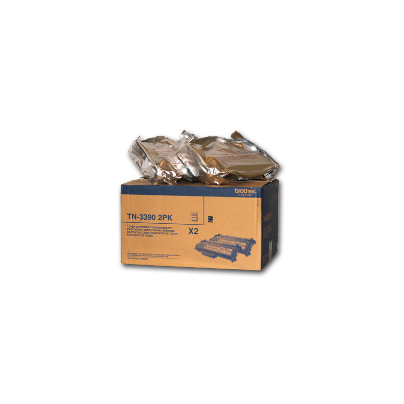 Brother TN-3390 Twin värikasetti 2 kpl Alkuperäinen Musta