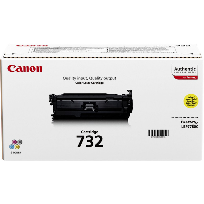 Canon 732Y värikasetti 1 kpl Alkuperäinen Keltainen