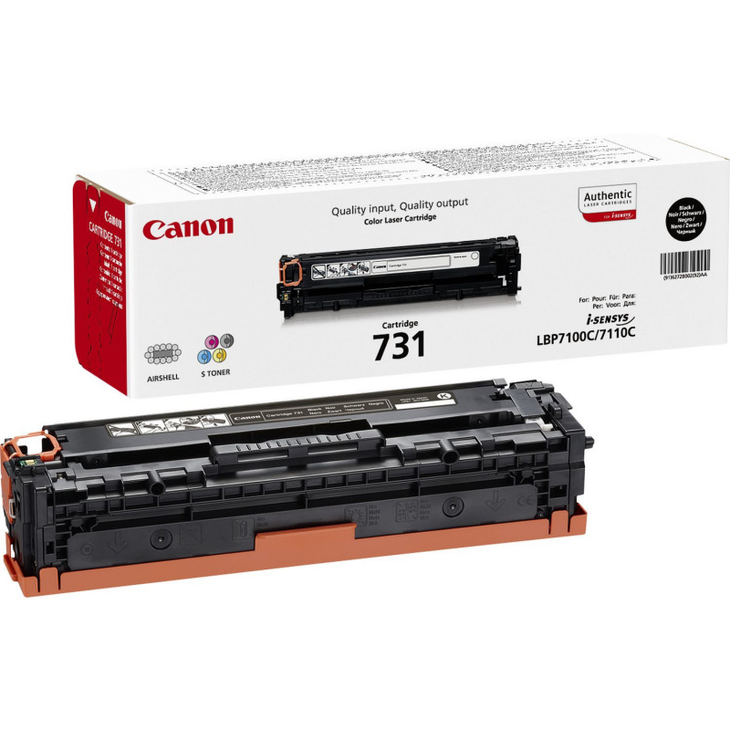 Canon 731 värikasetti 1 kpl Alkuperäinen Musta