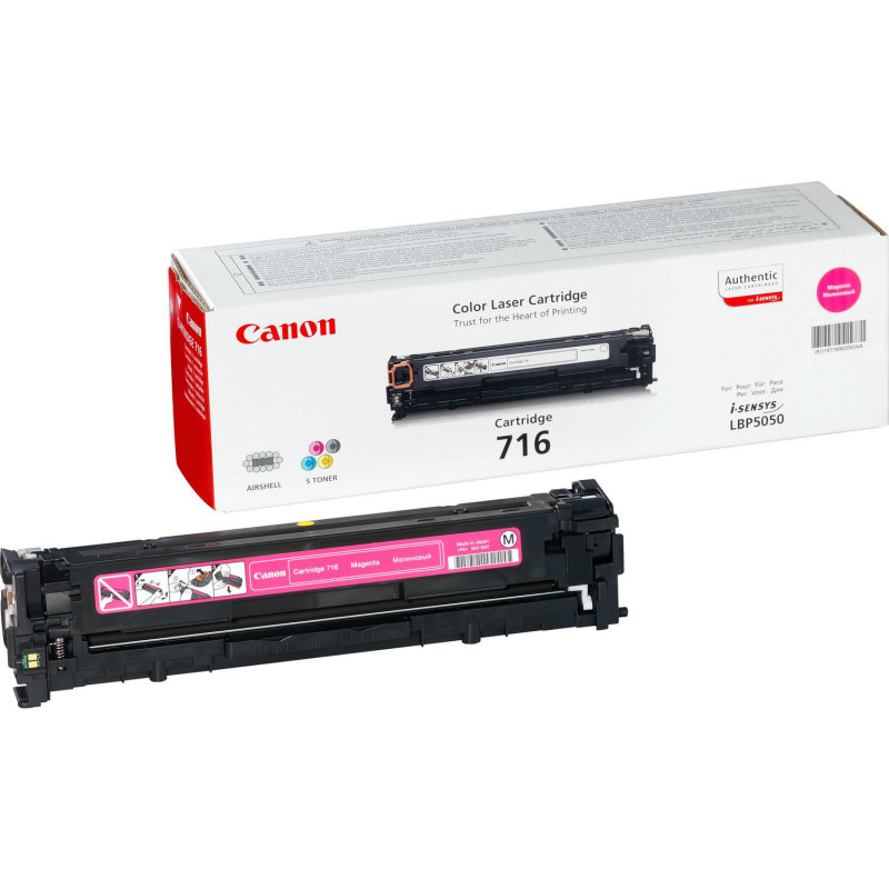 Canon Toner 716 värikasetti 1 kpl Alkuperäinen Magenta