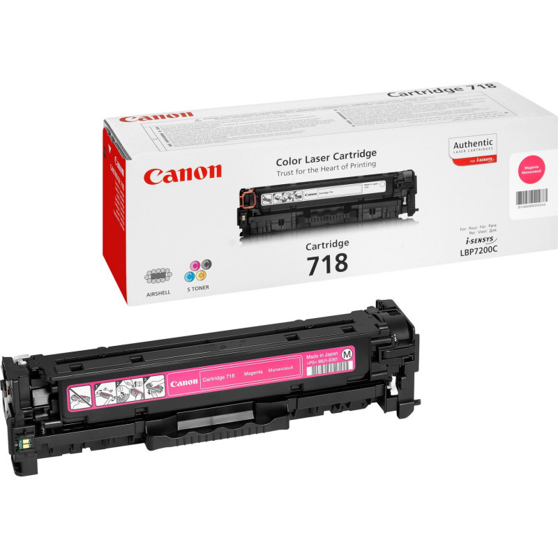 Canon CRG-718 M värikasetti 1 kpl Alkuperäinen Magenta