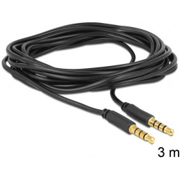 DeLOCK 3.5mm - 3.5mm, 3m audiokaapeli Musta