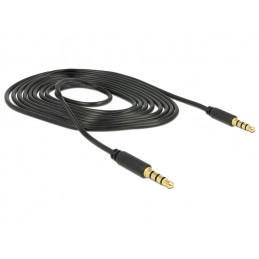 DeLOCK 83436 audiokaapeli 2 m 3.5mm Musta