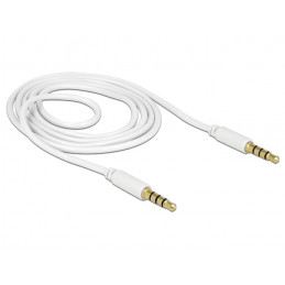 DeLOCK 83440 audiokaapeli 1 m 3.5mm Valkoinen